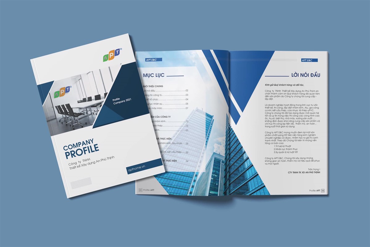 Thiết kế profile - Hồ sơ năng lực